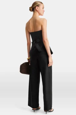 TALA Tops|Luxe Linens*Heavyweight Linen Longline Strapless Top -