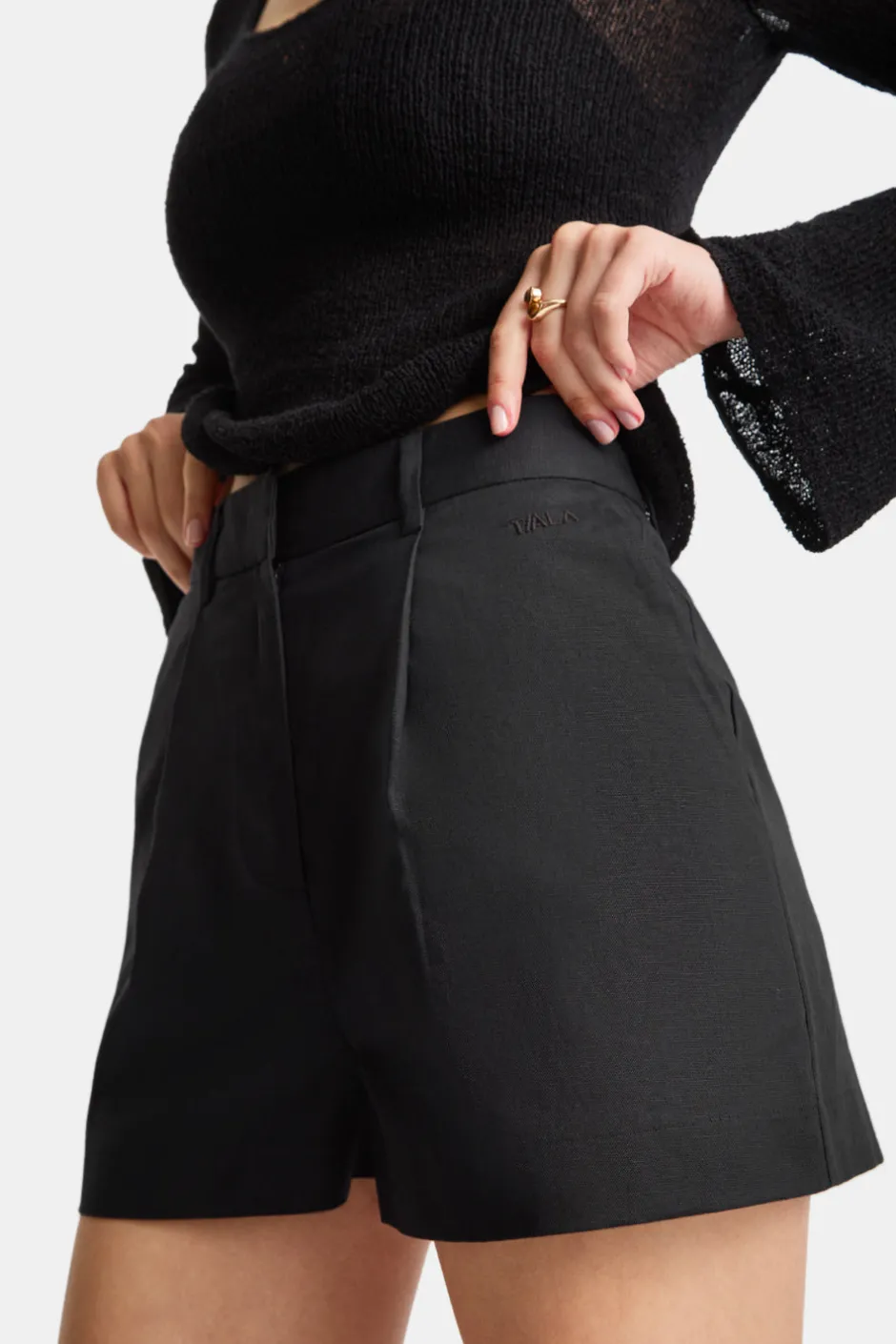 TALA Shorts|Luxe Linens*Heavyweight Linen Tailored Shorts -
