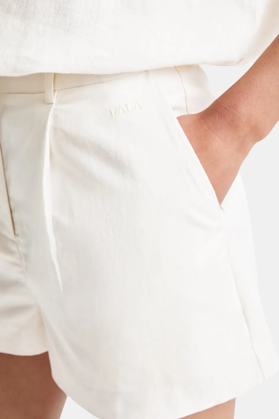 TALA Shorts|Luxe Linens*Heavyweight Linen Tailored Shorts -
