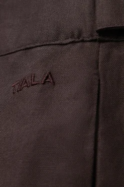 TALA Trousers|Luxe Linens*Heavyweight Linen Tailored Wide Leg Trousers -
