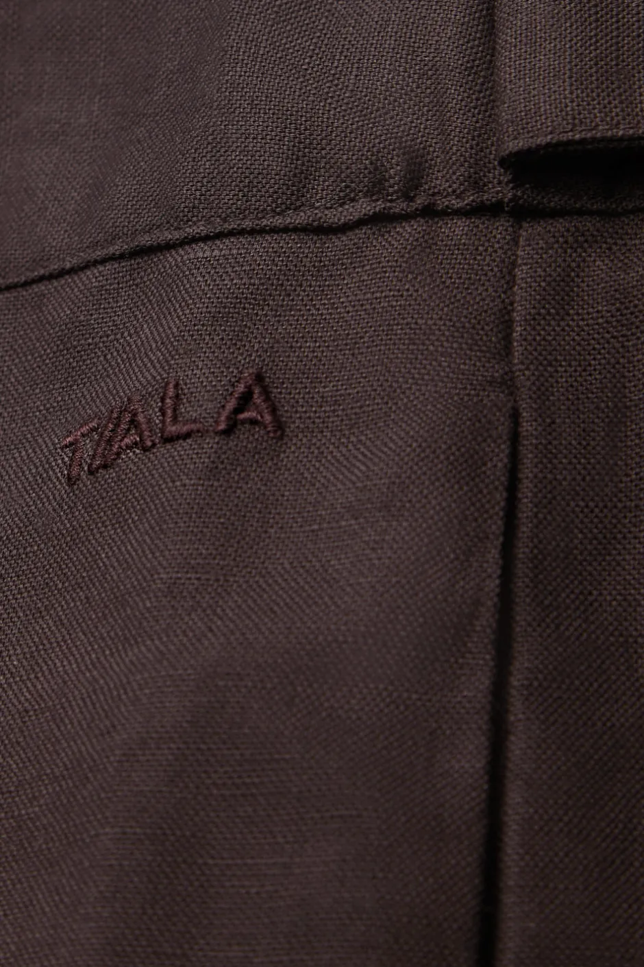 TALA Trousers|Luxe Linens*Heavyweight Linen Tailored Wide Leg Trousers -