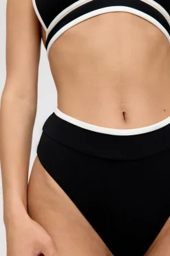 TALA Swimwear*Kos Contrast Trim High Waisted Cheeky Bikini Brief -
