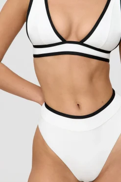 TALA The Bridal Edit|Swimwear*Kos Contrast Trim High Waisted Cheeky Bikini Brief -