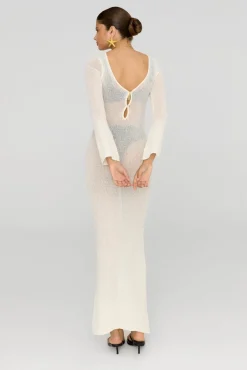 TALA Knitwear|Dresses*La Sirena Multiway Resort Knit Maxi Dress - Coconut Milk