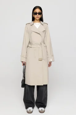 TALA Coffee Dates|Coats / Jackets*Multiway Belted Trench Coat - Truffle