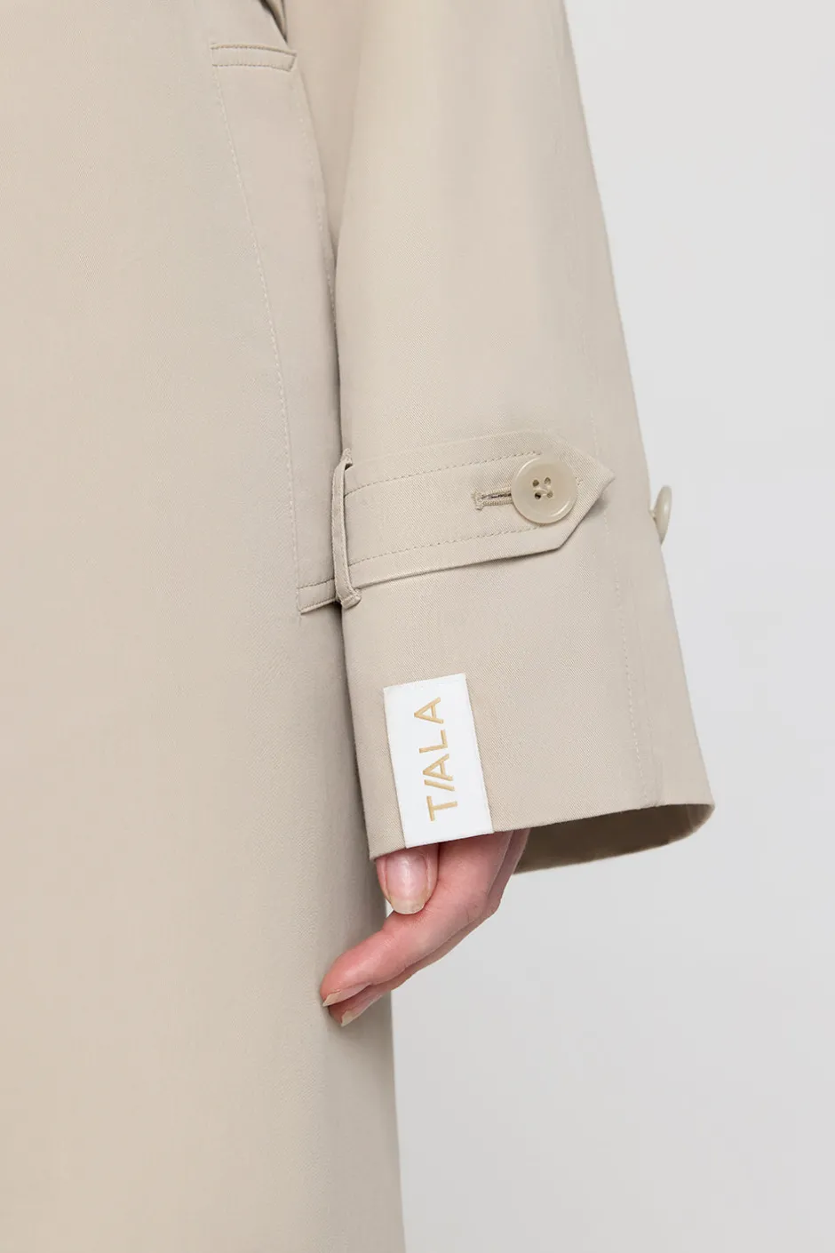 TALA Coffee Dates|Coats / Jackets*Multiway Belted Trench Coat - Truffle