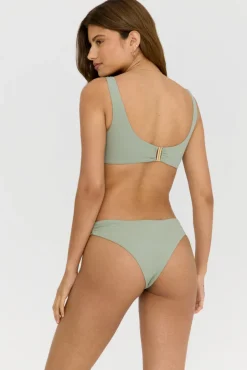 TALA Swimwear*Nixie Asymmetric Ring Bikini Brief - Sage