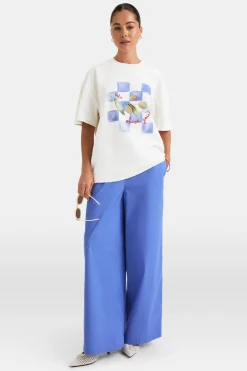 TALA Tops|The Bridal Edit*Olive Graphic Tee - White