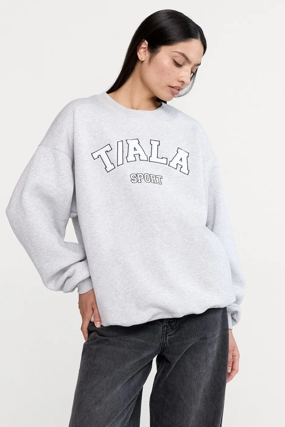 TALA Hoodies / Sweats*Oversized Club Sweatshirt - Marl