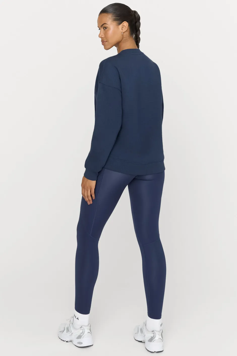 TALA Hoodies / Sweats*Oversized Club Sweatshirt - Navy