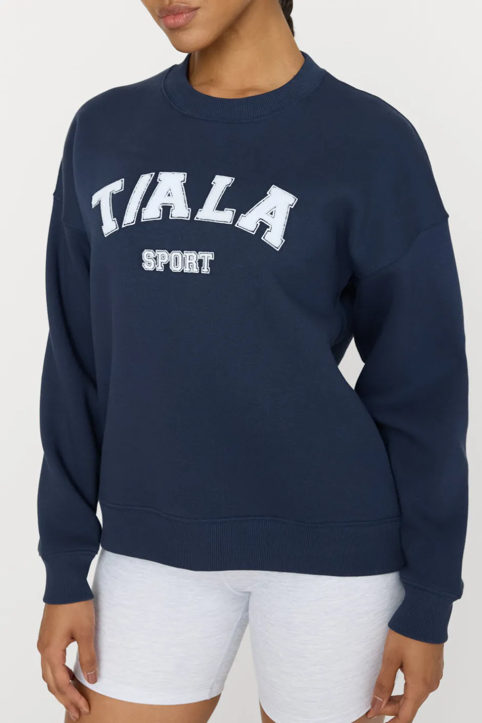 TALA Hoodies / Sweats*Oversized Club Sweatshirt - Navy