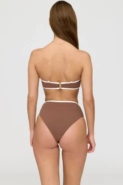 TALA Swimwear*Palma Contrast Trim Wrap Waist Bikini Brief -