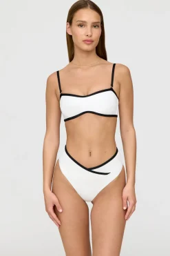 TALA The Bridal Edit|Swimwear*Palma Contrast Trim Wrap Waist Bikini Brief -