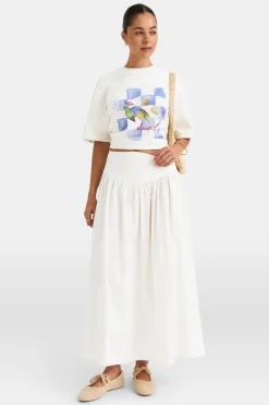 TALA The Bridal Edit*Poplin Maxi Skirt -