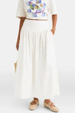 TALA The Bridal Edit*Poplin Maxi Skirt -