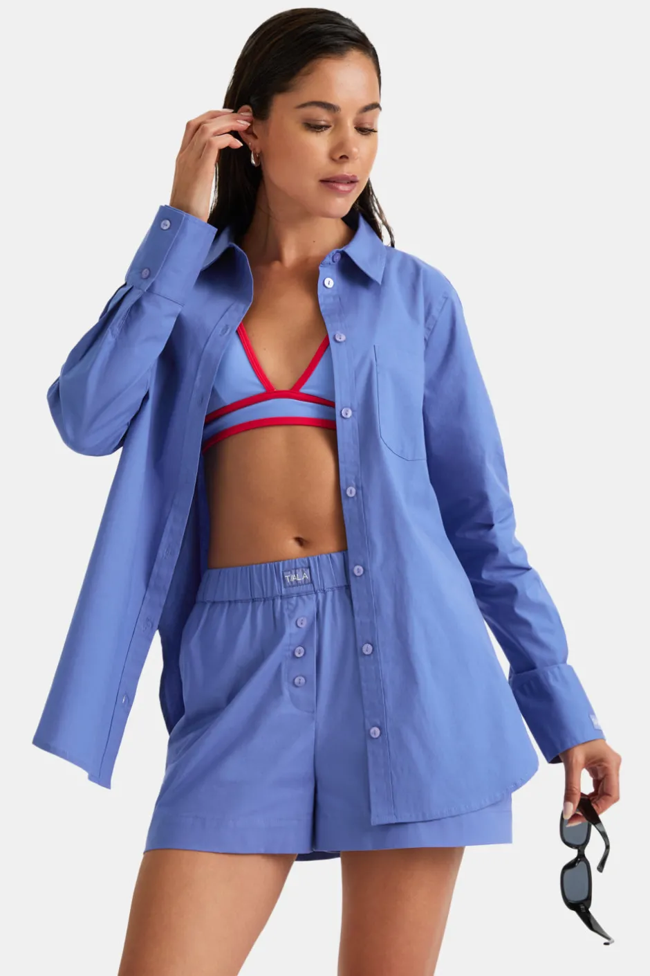 TALA Tops*Poplin Shirt -