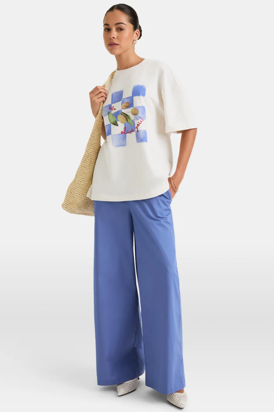 TALA Trousers*Poplin Trouser - Positano