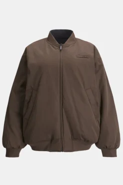 TALA Coffee Dates|Coats / Jackets*Reversible Oversized Bomber Jacket - And Espresso