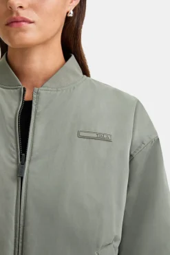TALA Coffee Dates|Coats / Jackets*Reversible Oversized Bomber Jacket - And Cool Olive