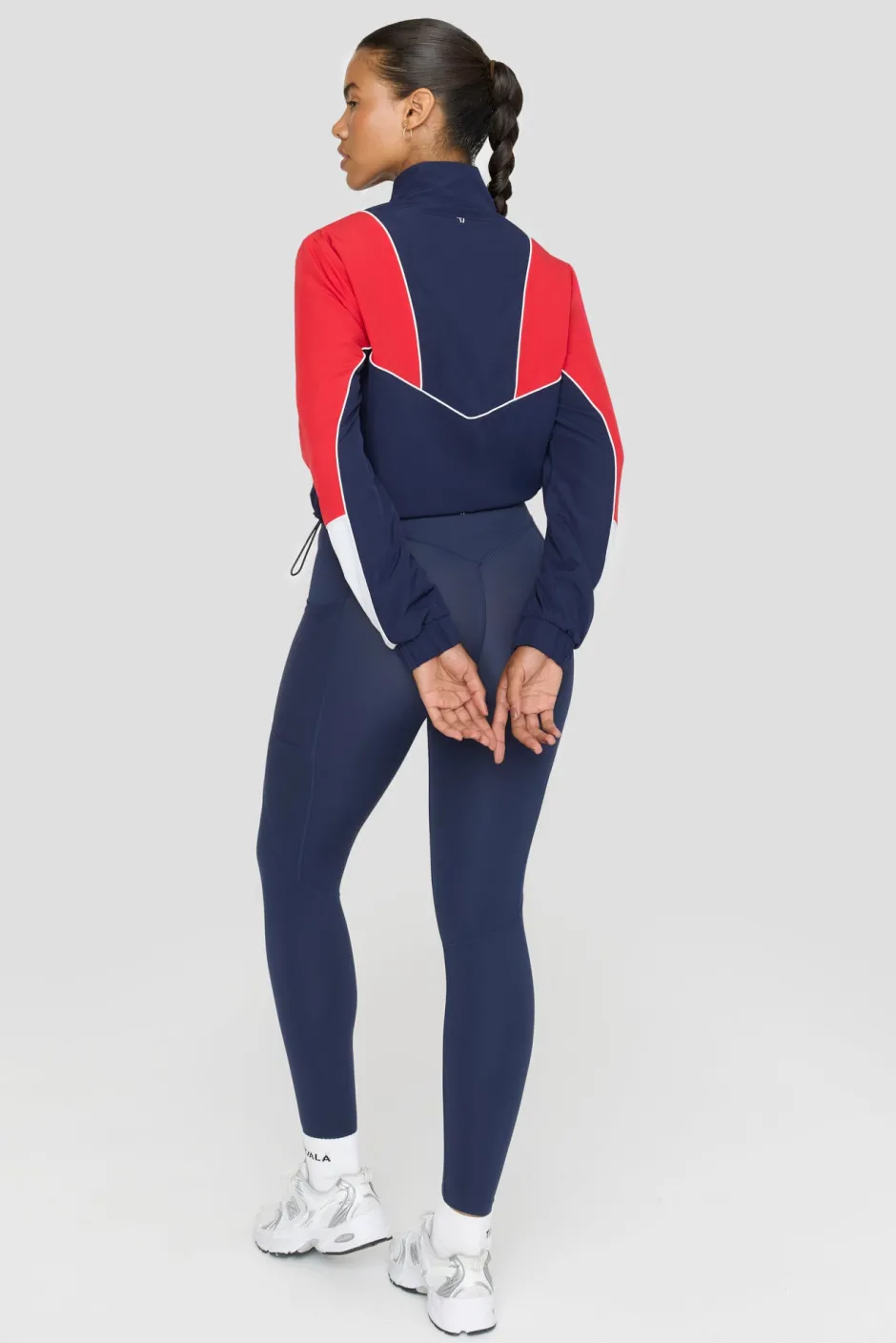 TALA Coats / Jackets*Reversible Woven Track Jacket - Navy And Chilli Red
