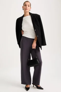TALA Tops|The Bridal Edit*365 Ruched Side Boat Neck Top -