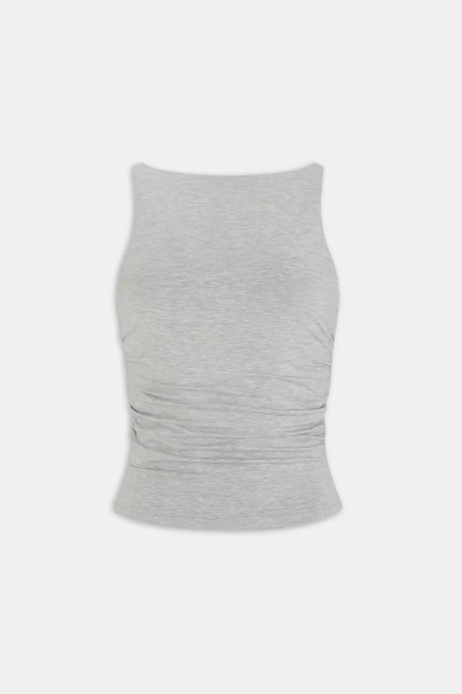 TALA Tops*365 Ruched Side Boat Neck Top -
