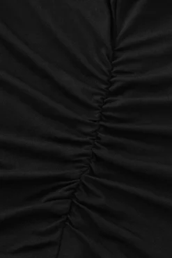 TALA Tops*365 Ruched Side Boat Neck Top -