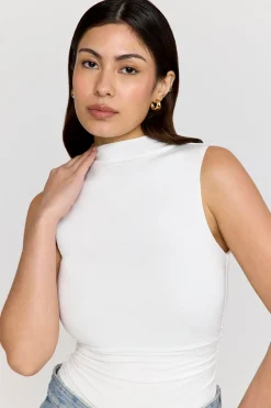 TALA Tops|The Bridal Edit*365 Ruched Side Mock Neck Top -