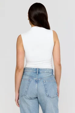 TALA Tops|The Bridal Edit*365 Ruched Side Mock Neck Top -