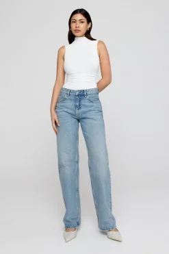 TALA Tops|The Bridal Edit*365 Ruched Side Mock Neck Top -