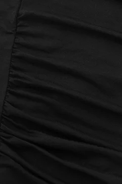 TALA Tops*365 Ruched Side Open Back Long Sleeve Top -