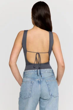 TALA Tops*365 Ruched Side Open Back Top -