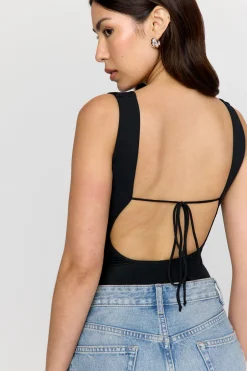 TALA Tops*365 Ruched Side Open Back Top -