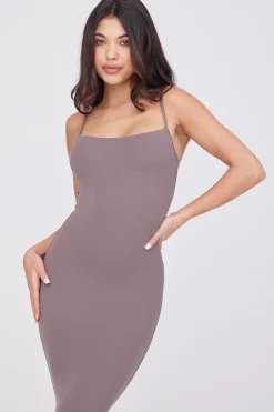 TALA Loungewear|Dresses*365 Sculpting Lounge Cami Maxi Dress - Mocha