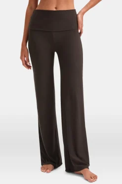 TALA Loungewear|Trousers*365 Sculpting Lounge Flared Trousers - Espresso