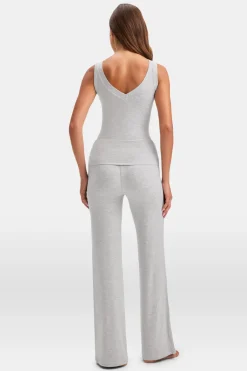 TALA Loungewear|Trousers*365 Sculpting Lounge Flared Trousers - Marl