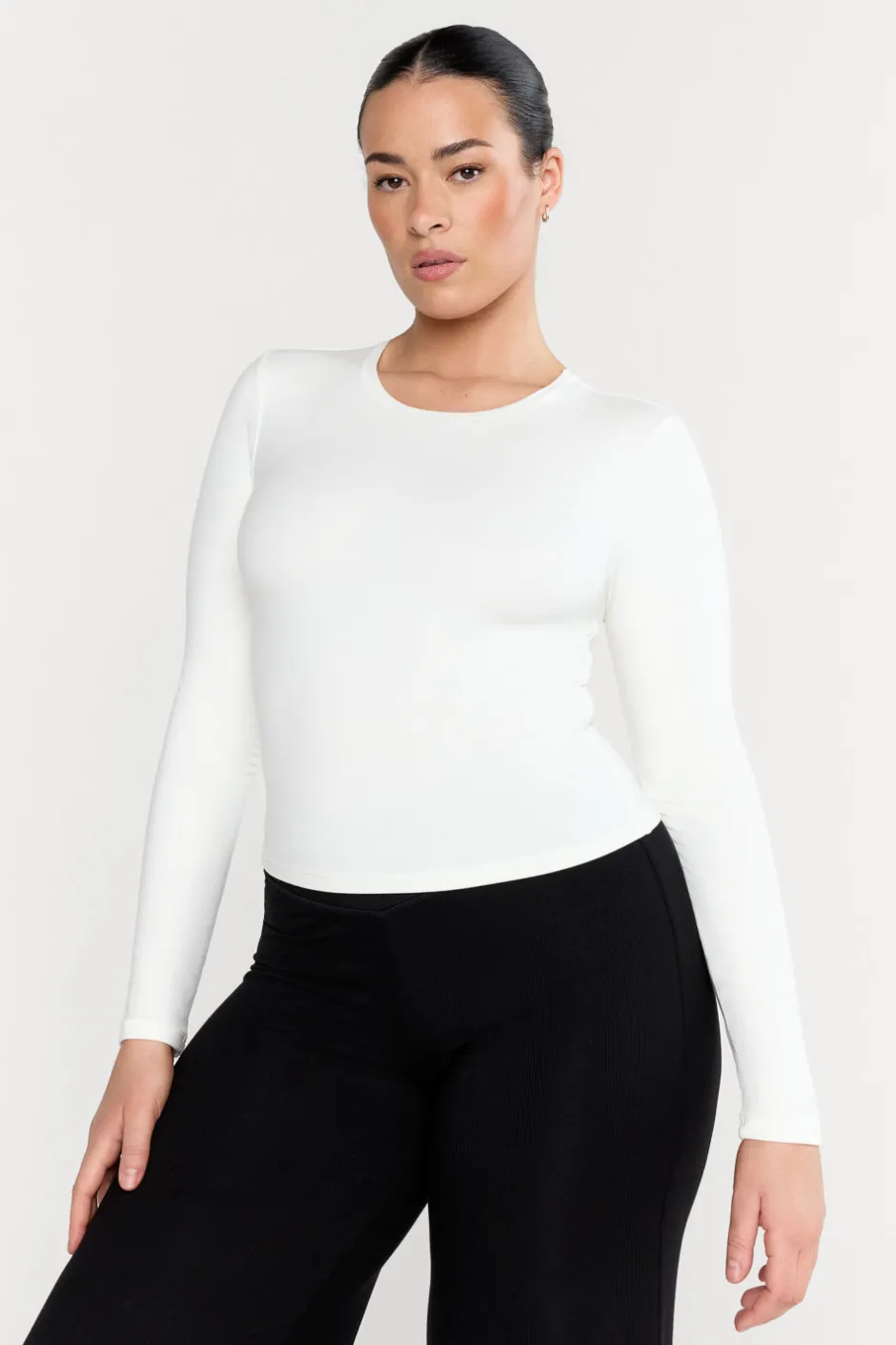 TALA Loungewear|Tops*365 Sculpting Lounge Long Sleeve Top - Coconut Milk