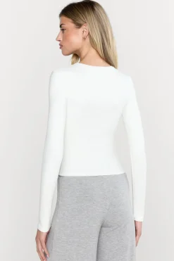 TALA Loungewear|Tops*365 Sculpting Lounge Long Sleeve Top - Coconut Milk