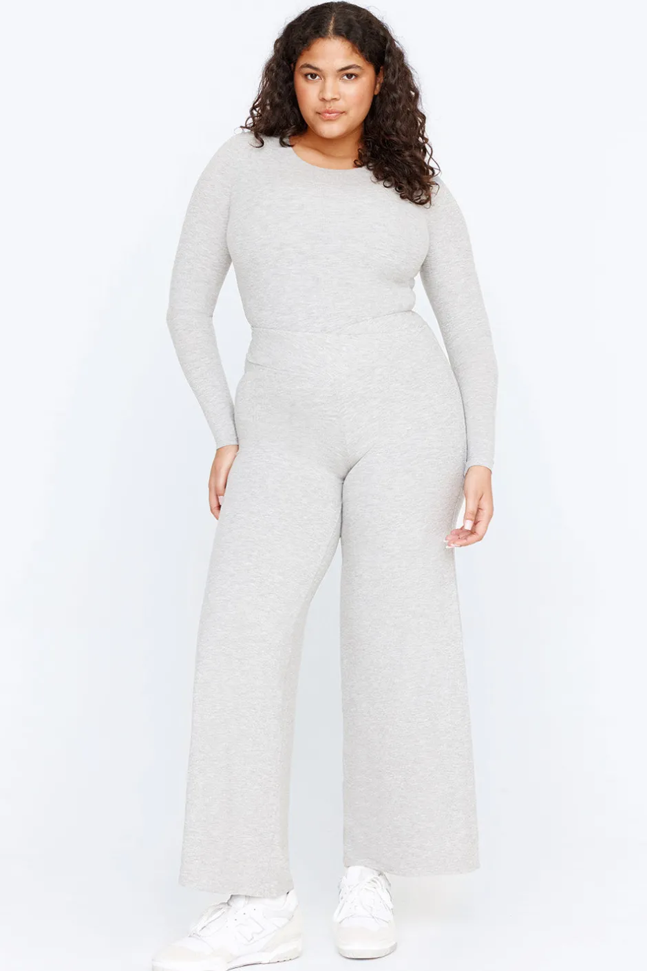 TALA Loungewear|Bodysuits*365 Sculpting Lounge Long Sleeve Bodysuit - Marl