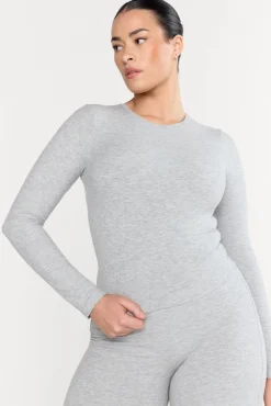 TALA Loungewear*365 Sculpting Lounge Long Sleeve Top - Marl