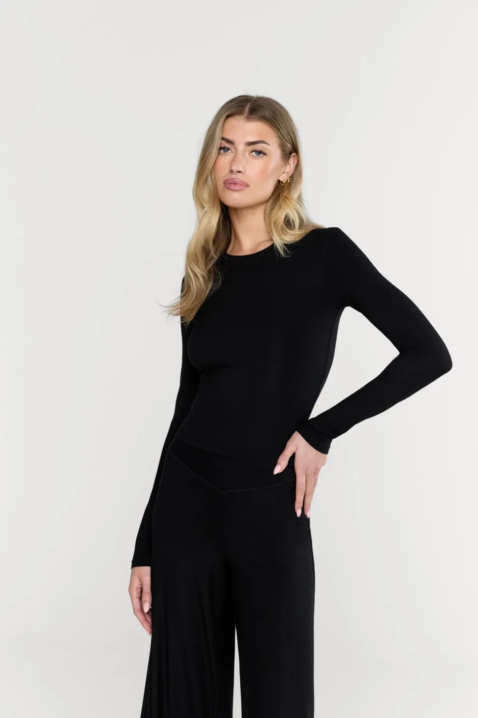 TALA Loungewear*365 Sculpting Lounge Long Sleeve Top - Shadow