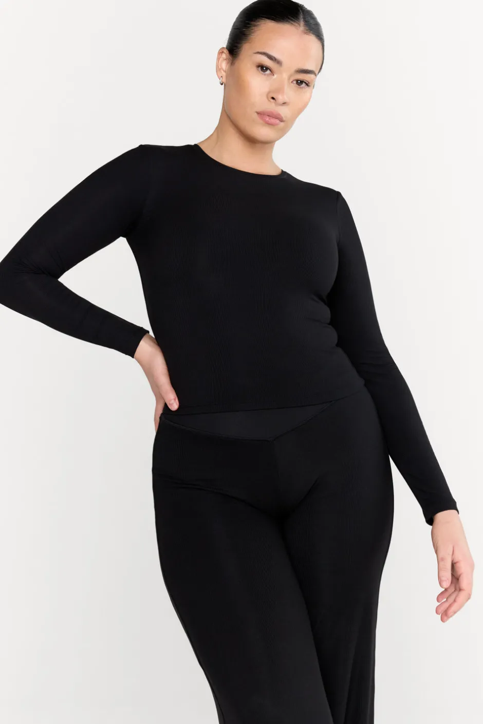TALA Loungewear*365 Sculpting Lounge Long Sleeve Top - Shadow
