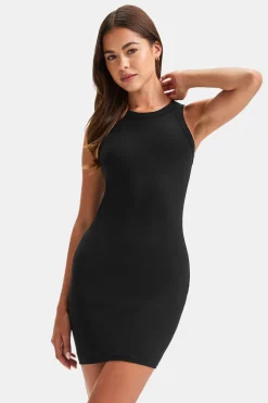 TALA Loungewear|Dresses*365 Sculpting Lounge Racer Mini Dress - Shadow