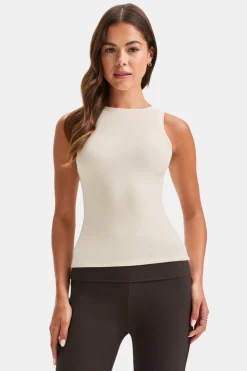 TALA Loungewear|Tops*365 Sculpting Lounge Reversible Tank - Buttermilk