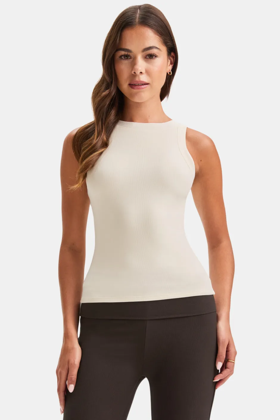 TALA Loungewear|Tops*365 Sculpting Lounge Reversible Tank - Buttermilk