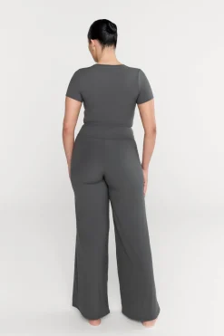 TALA Loungewear*365 Sculpting Lounge Short Sleeve T-Shirt - Dark Olive