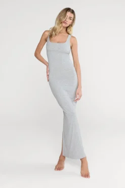 TALA Loungewear|Dresses*365 Sculpting Lounge Square Neck Maxi Dress - Marl