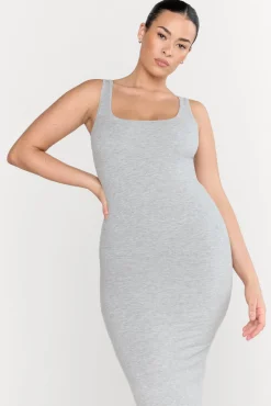 TALA Loungewear|Dresses*365 Sculpting Lounge Square Neck Maxi Dress - Marl