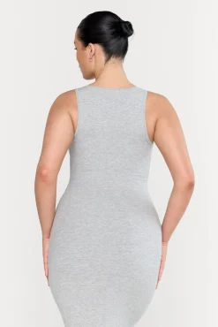 TALA Loungewear|Dresses*365 Sculpting Lounge Square Neck Maxi Dress - Marl