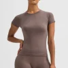 TALA Tops|Strength / Lifting*Sculpt Seamless Active T-Shirt - Dark Truffle